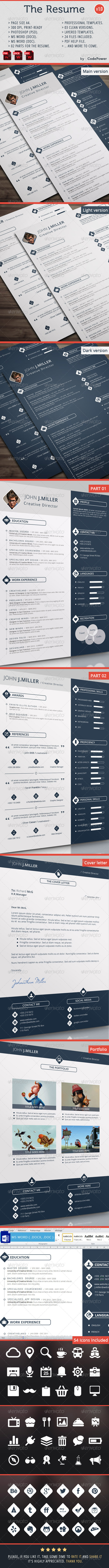GraphicRiver The Resume 8541648 GraphicRiver The Resume 8541648
