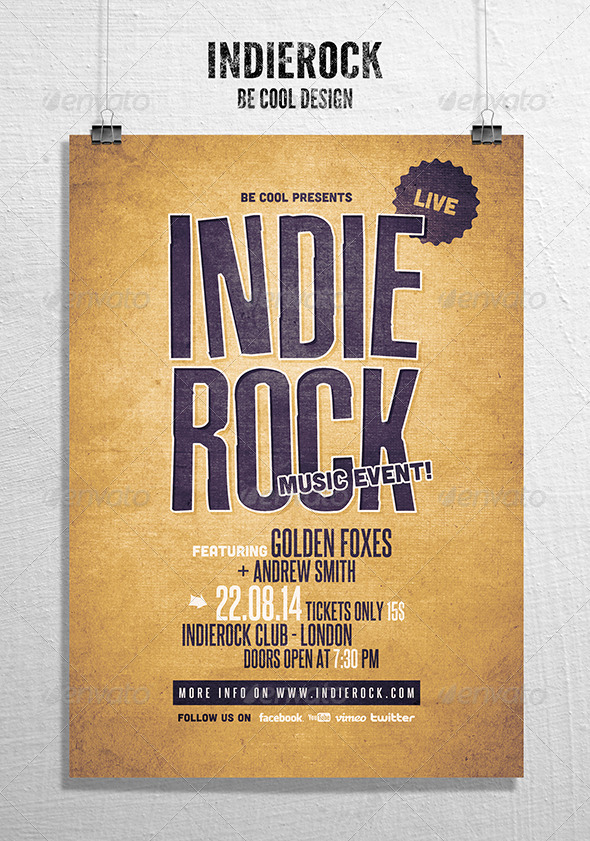GraphicRiver Indie Flyer Poster 8541805 GraphicRiver Indie Flyer Poster 8541805