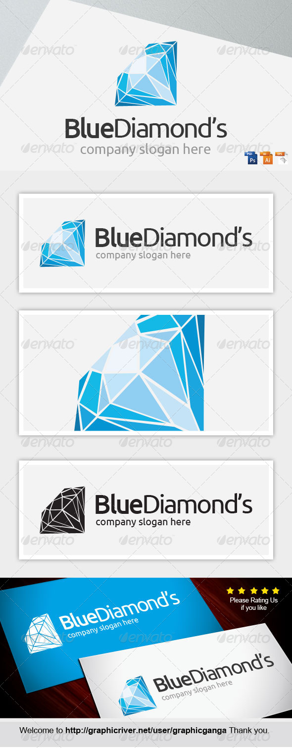 GraphicRiver BlueDiamond s 8541925 GraphicRiver BlueDiamond s 8541925