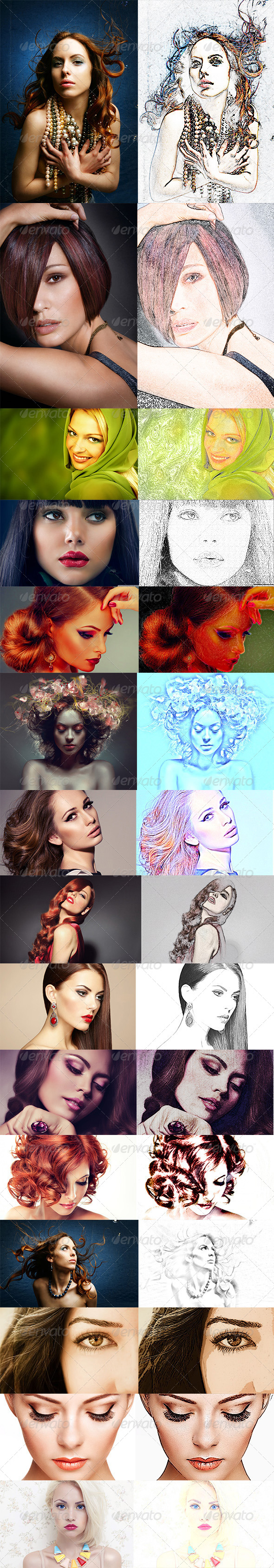 GraphicRiver 15 Sketch Actions 8542148 GraphicRiver 15 Sketch Actions 8542148