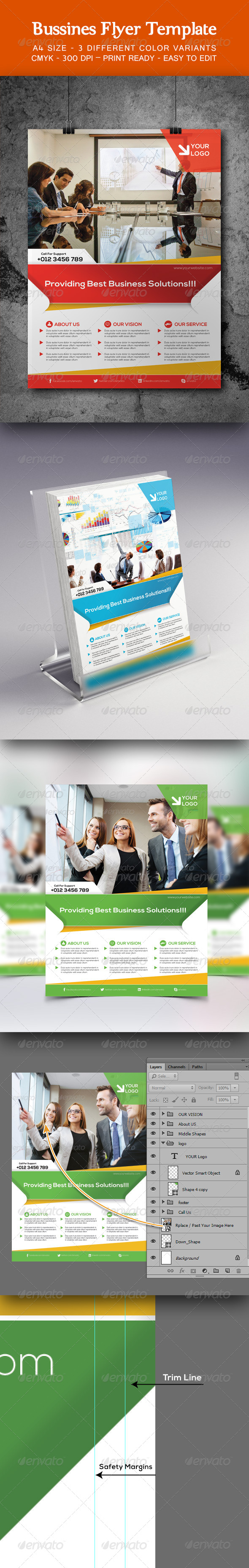 GraphicRiver Bussines Flyer Template 8542252 GraphicRiver Bussines Flyer Template 8542252