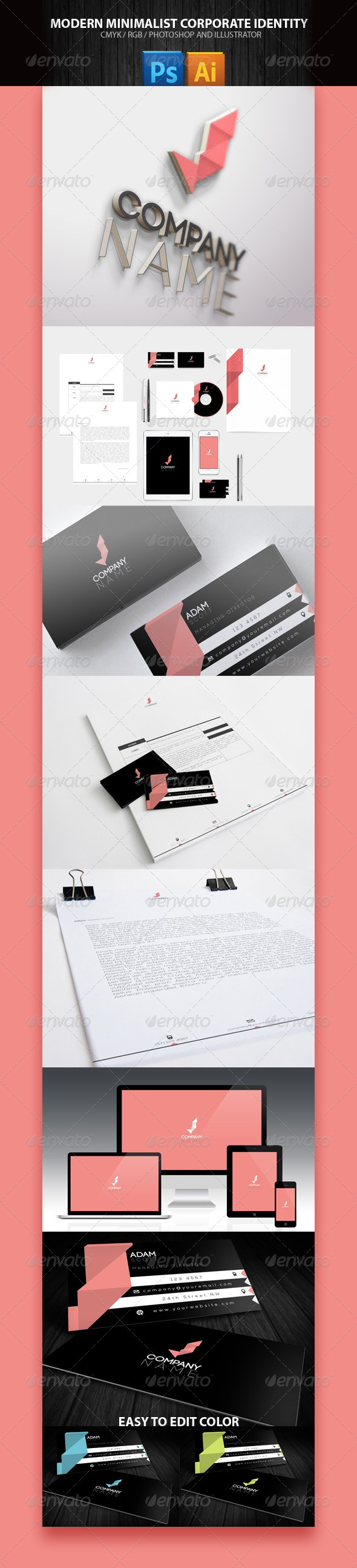 GraphicRiver Business Corporate Pack Minimal 8407040 GraphicRiver Business Corporate Pack Minimal 8407040