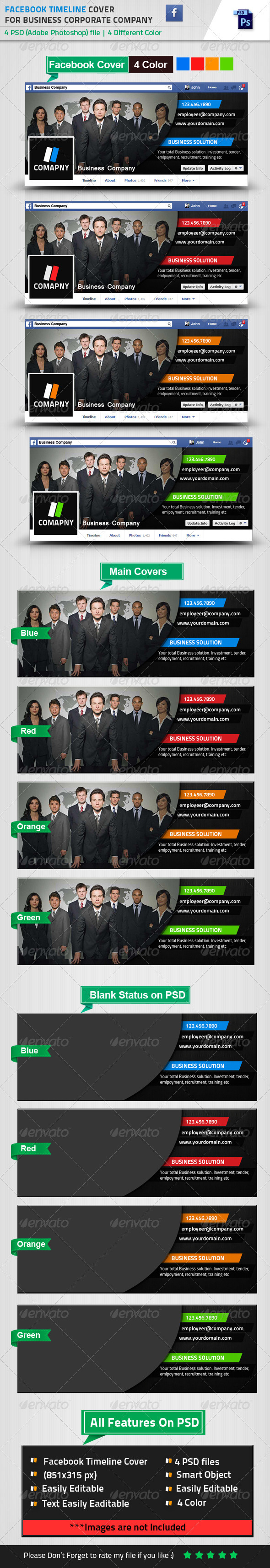 GraphicRiver Facebook Timeline Cover for Business 8542989 GraphicRiver Facebook Timeline Cover for Business 8542989