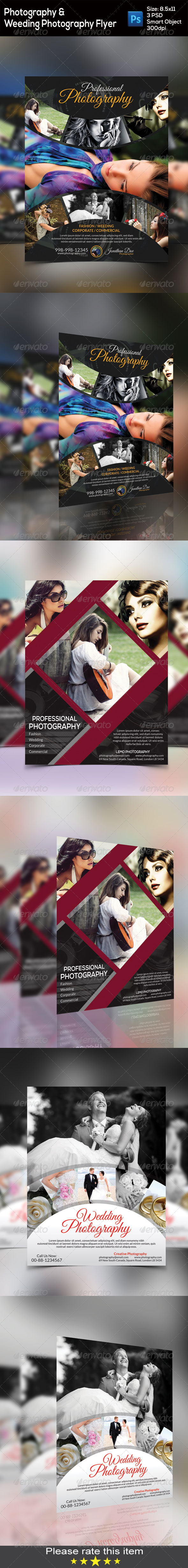 GraphicRiver Photography Flyer Bundle 8543277 GraphicRiver Photography Flyer Bundle 8543277