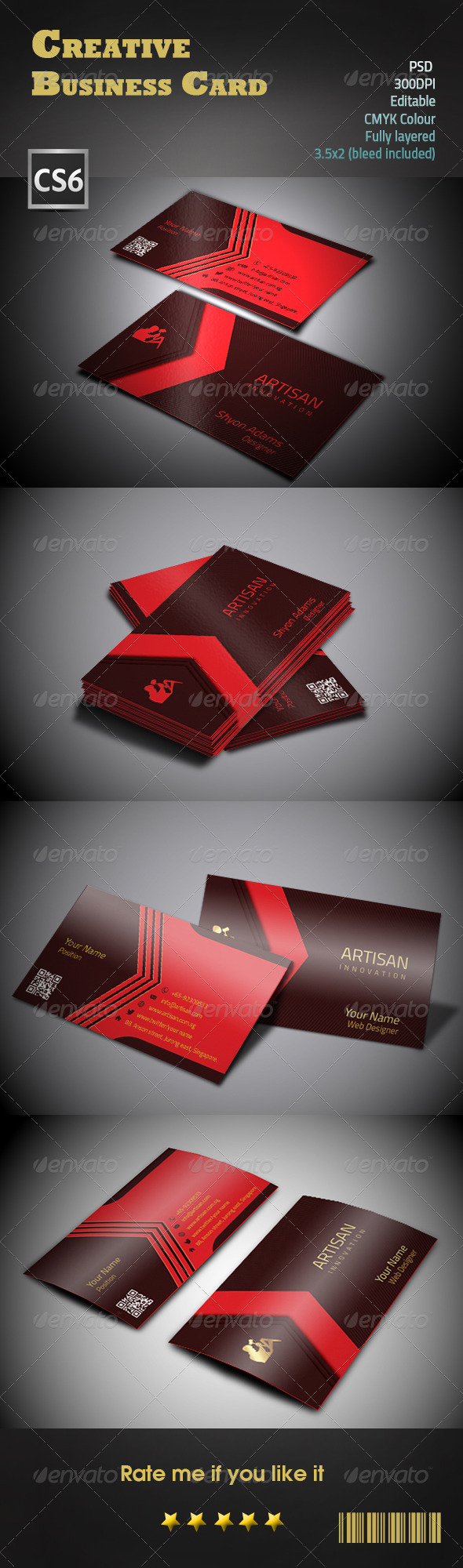 GraphicRiver Creative Business Card 8544071 GraphicRiver Creative Business Card 8544071