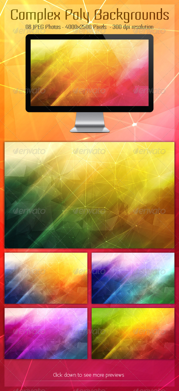 GraphicRiver Complex Poly Backgrounds 8544202 GraphicRiver Complex Poly Backgrounds 8544202