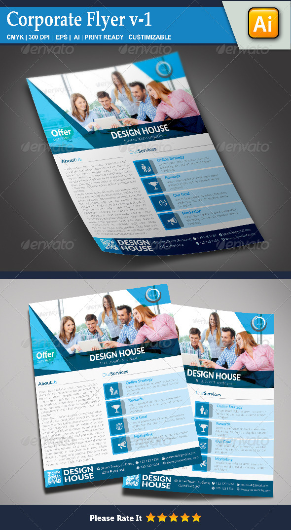 GraphicRiver Corporate Flyer v-1 8544212 GraphicRiver Corporate Flyer v-1 8544212