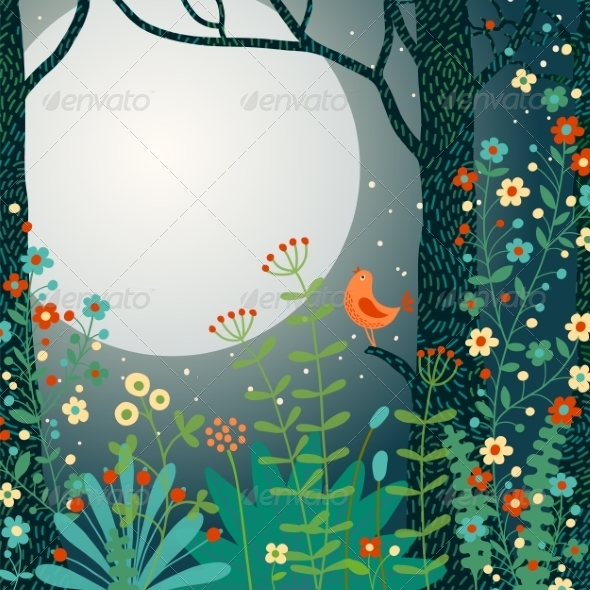 GraphicRiver Forest Landscape 8544331 GraphicRiver Forest Landscape 8544331