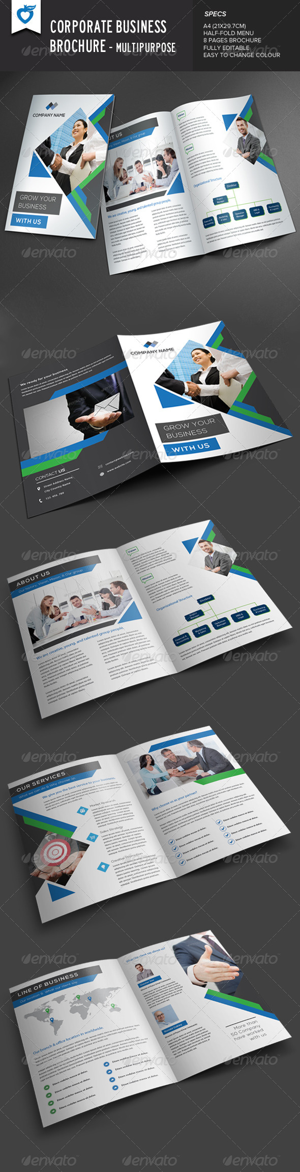 GraphicRiver Corporate Business Brochure Multipurpose 8544366 GraphicRiver Corporate Business Brochure Multipurpose 8544366