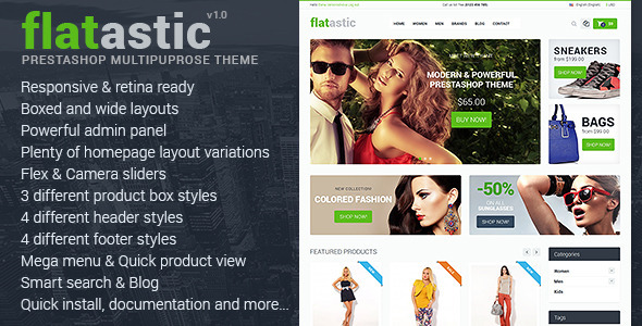 ThemeForest Flatastic Premium Multipurpose PrestaShop Theme 8544660 ThemeForest Flatastic Premium Multipurpose PrestaShop Theme 8544660