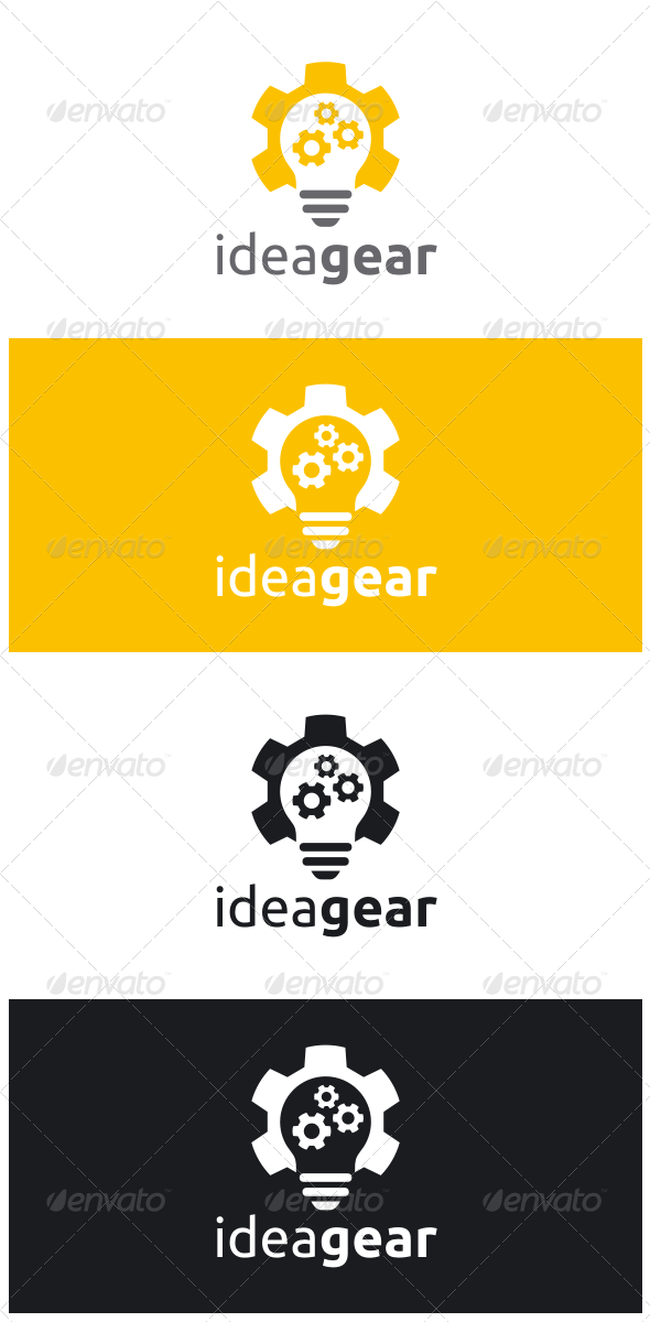 GraphicRiver Idea Gear Logo 8544750 GraphicRiver Idea Gear Logo 8544750