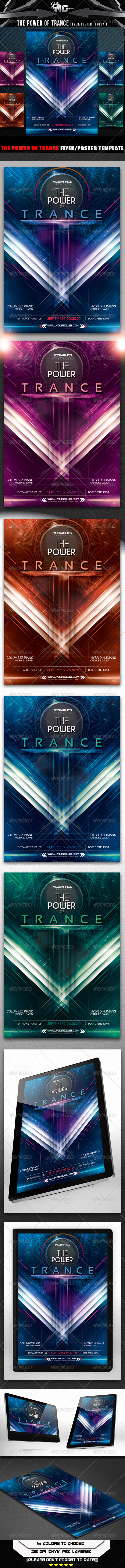 GraphicRiver The Power of Trance Flyer Poster Template 8545090 GraphicRiver The Power of Trance Flyer Poster Template 8545090