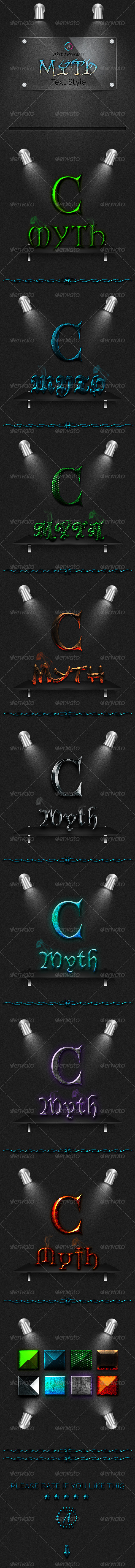 GraphicRiver Myth Text Style 8545323 GraphicRiver Myth Text Style 8545323
