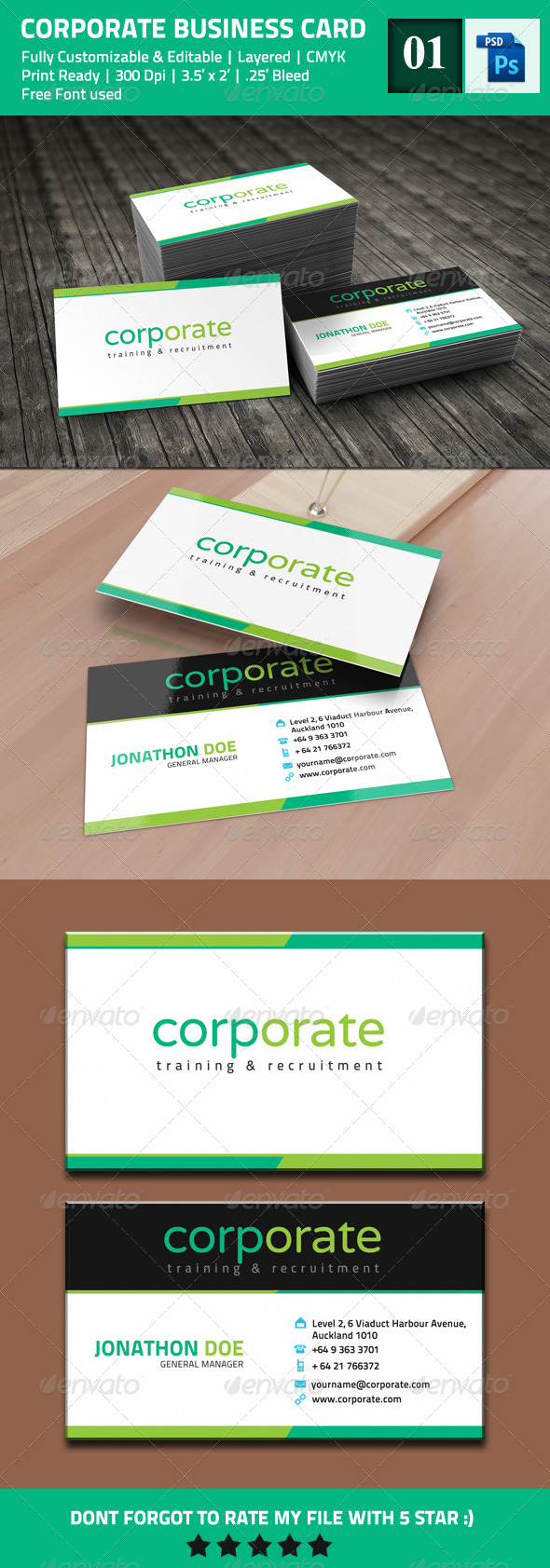 GraphicRiver Corporate Business Card 01 8542787 GraphicRiver Corporate Business Card 01 8542787