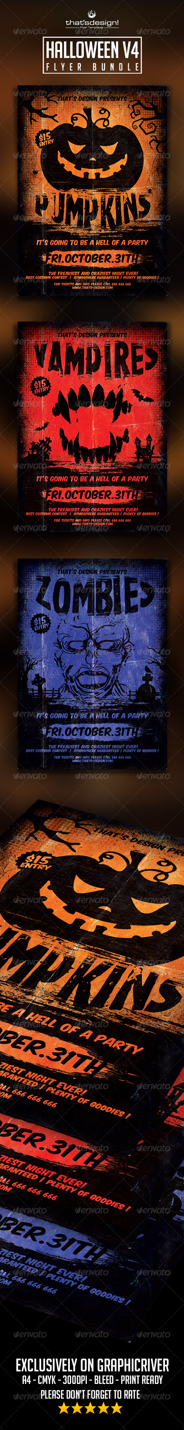 GraphicRiver Halloween Flyer Template V4 8545606 GraphicRiver Halloween Flyer Template V4 8545606