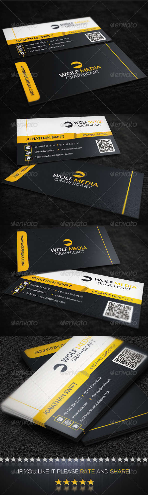 Modern Corporate Business Card Modern Corporate Business Card