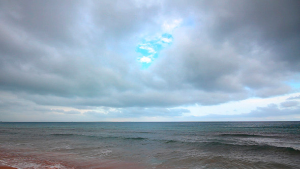 Sea Landscape With Moody Clouds Sea Landscape With Moody Clouds