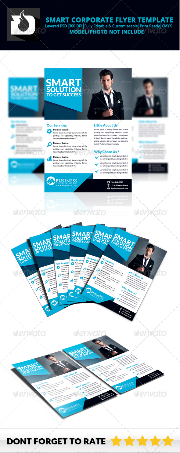 GraphicRiver Smart Corporate Flyer Template 8545987 GraphicRiver Smart Corporate Flyer Template 8545987