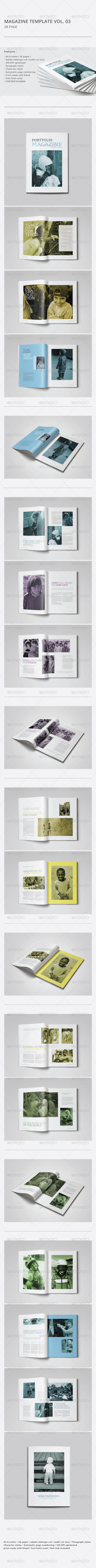 GraphicRiver Indesign Magazine Template Vol.03 8547194 GraphicRiver Indesign Magazine Template Vol.03 8547194