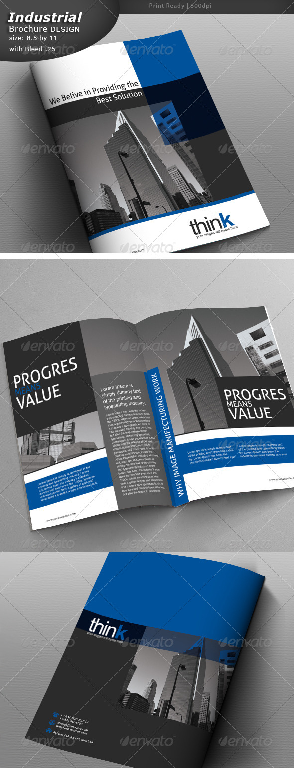 GraphicRiver Industrial Brochure Design 8547923 GraphicRiver Industrial Brochure Design 8547923