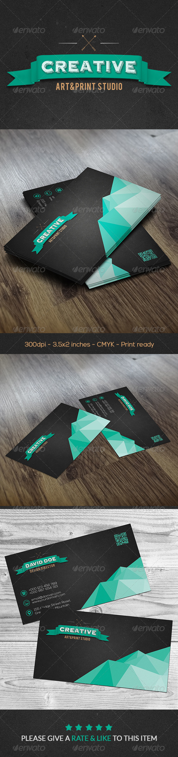 GraphicRiver Retro & Modern Creative Business Card 8548020 GraphicRiver Retro & Modern Creative Business Card 8548020