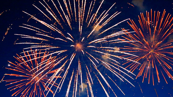 Fireworks Show In The Night Fireworks Show In The Night