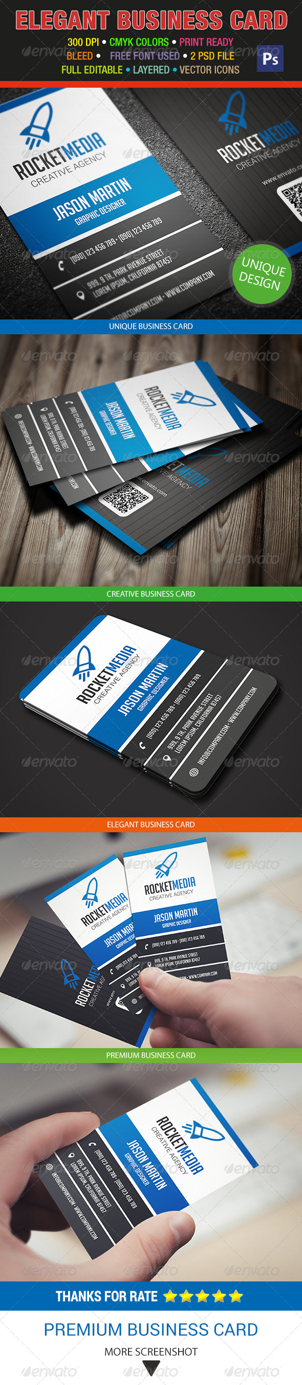GraphicRiver Creative Business Card 297 8550846 GraphicRiver Creative Business Card 297 8550846