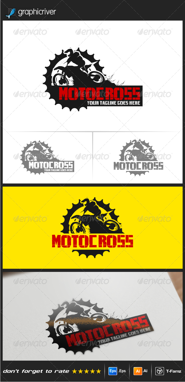 GraphicRiver Motocross Logo Templates 8550857 GraphicRiver Motocross Logo Templates 8550857