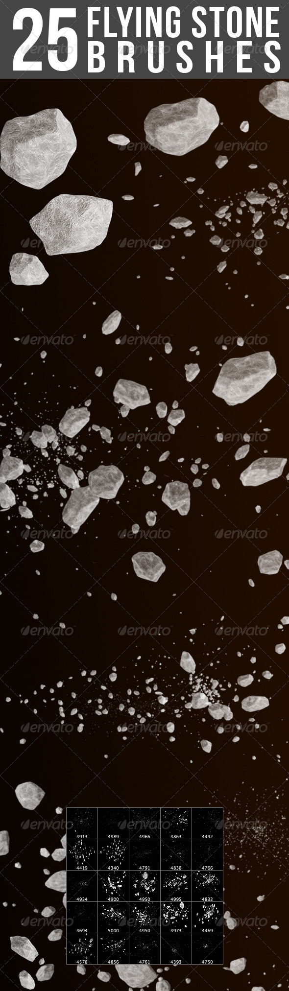 GraphicRiver 25 Flying Stone Brushes 8547977 GraphicRiver 25 Flying Stone Brushes 8547977