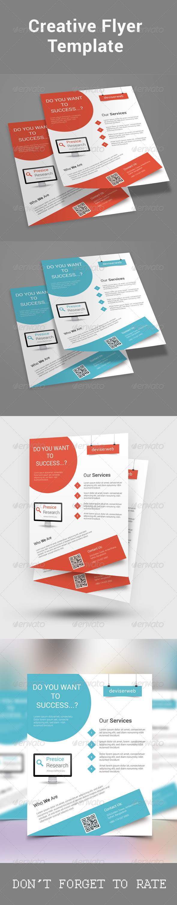 GraphicRiver Modern Creative Flyer Template 8551291 GraphicRiver Modern Creative Flyer Template 8551291