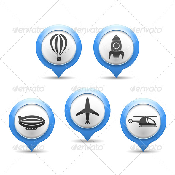 GraphicRiver Air Transport Icons 8552171 GraphicRiver Air Transport Icons 8552171