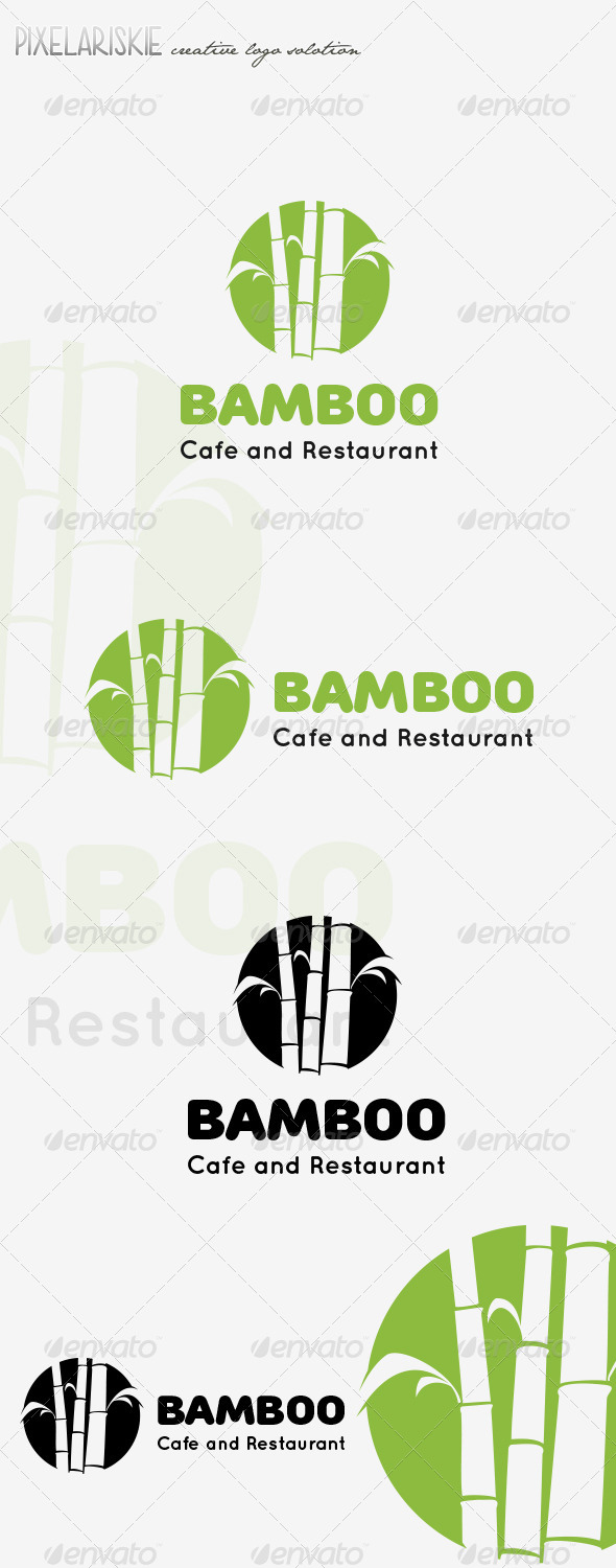 GraphicRiver Bamboo Logo 8552444 GraphicRiver Bamboo Logo 8552444