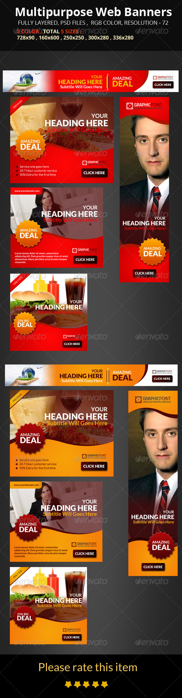 GraphicRiver Multipurpose Web Banners 8552668 GraphicRiver Multipurpose Web Banners 8552668