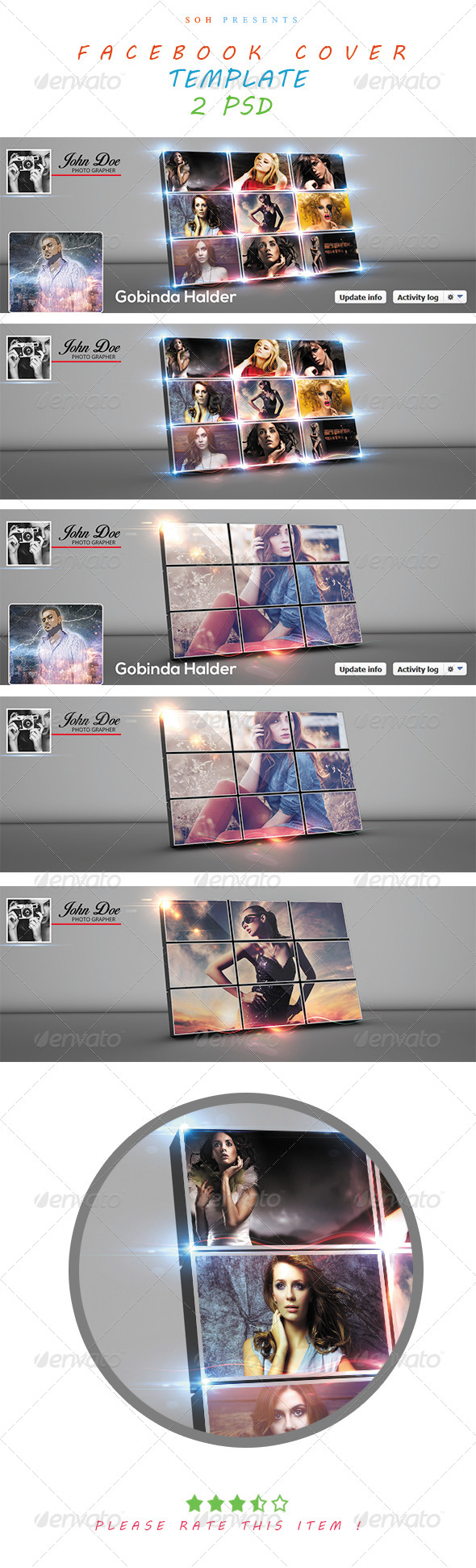 GraphicRiver Facebook Cover Template 8557526 GraphicRiver Facebook Cover Template 8557526