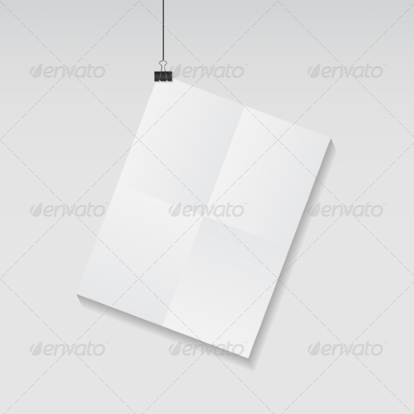 GraphicRiver White Blank Page with Clip Vector Illustration 8557823 GraphicRiver White Blank Page with Clip Vector Illustration 8557823