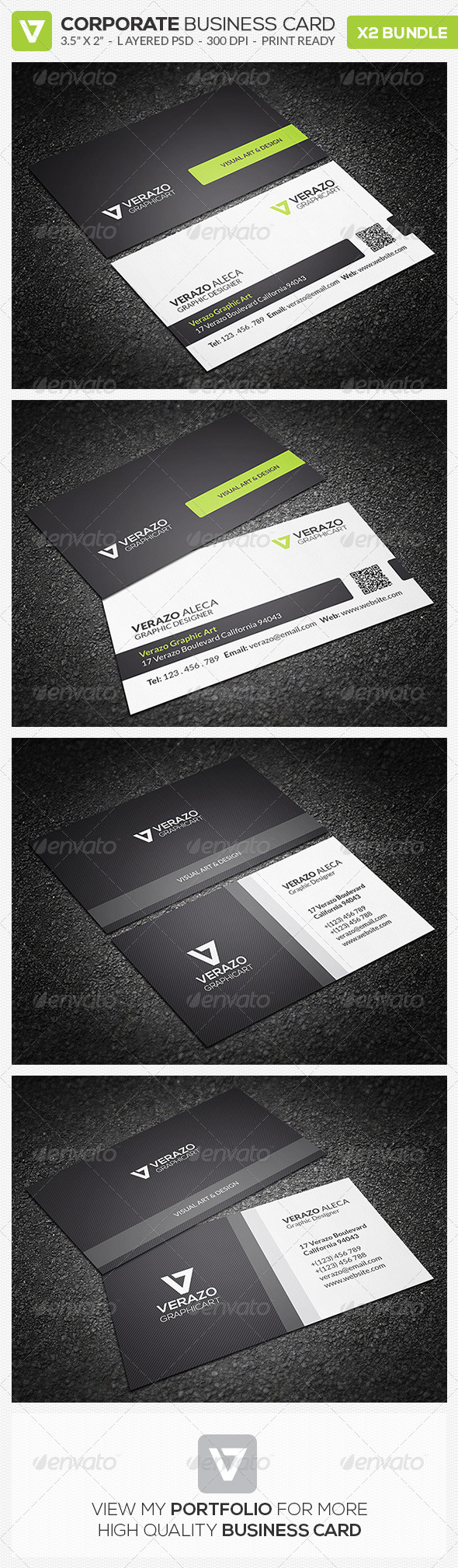 GraphicRiver Business Card Bundle 06 8560372 GraphicRiver Business Card Bundle 06 8560372