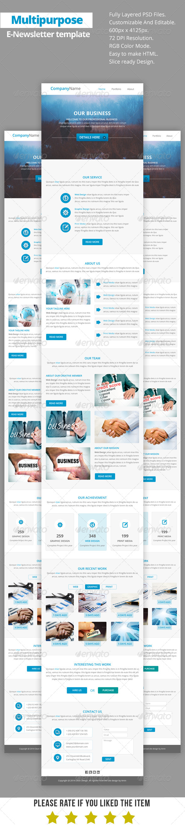 Multipurpose E-Newsletter Template V12 Multipurpose E-Newsletter Template V12