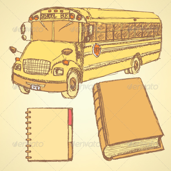 GraphicRiver School Sketches 8561003 GraphicRiver School Sketches 8561003
