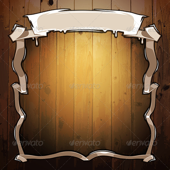 GraphicRiver Vintage Ribbons Frame on Wood Texture 8552208 GraphicRiver Vintage Ribbons Frame on Wood Texture 8552208