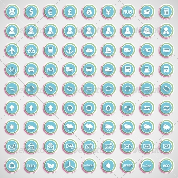 GraphicRiver Big Set of Colorful Web Buttons 8561603 GraphicRiver Big Set of Colorful Web Buttons 8561603