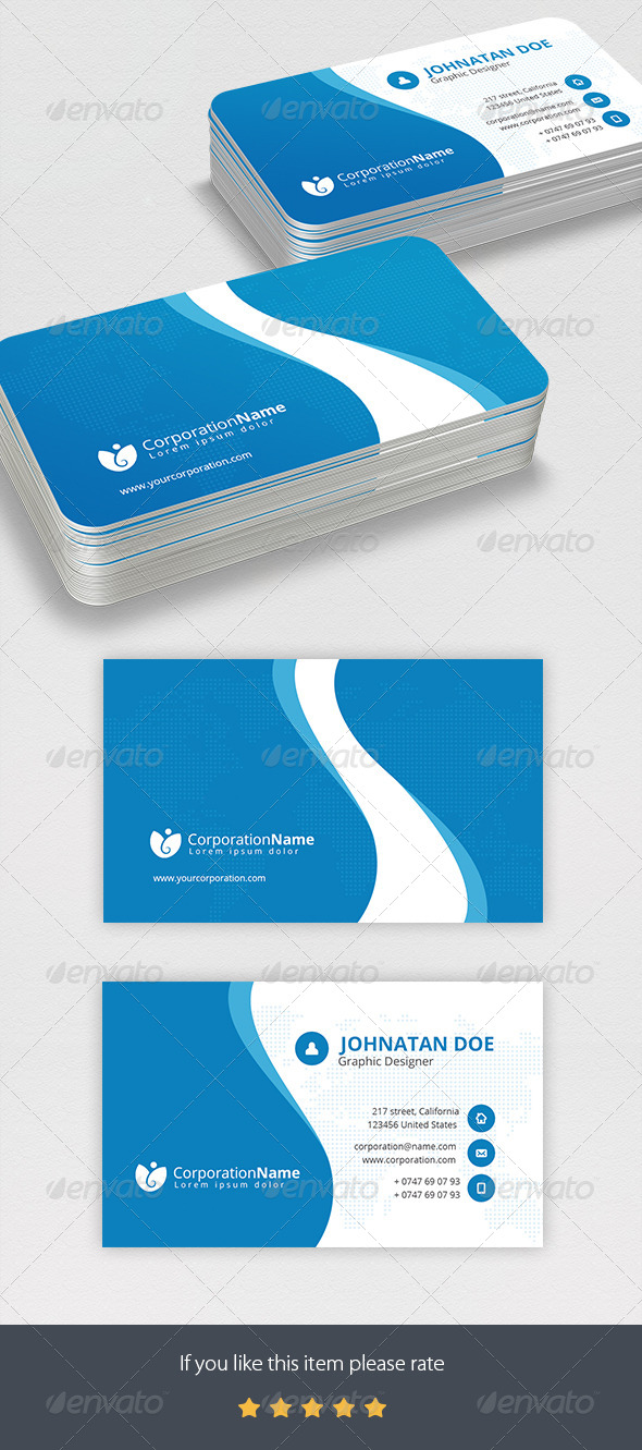 GraphicRiver Corporate Business Card 8562450 GraphicRiver Corporate Business Card 8562450