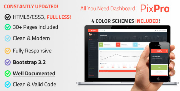ThemeForest PixPro All You Need Admin Dashboard 8532183 ThemeForest PixPro All You Need Admin Dashboard 8532183