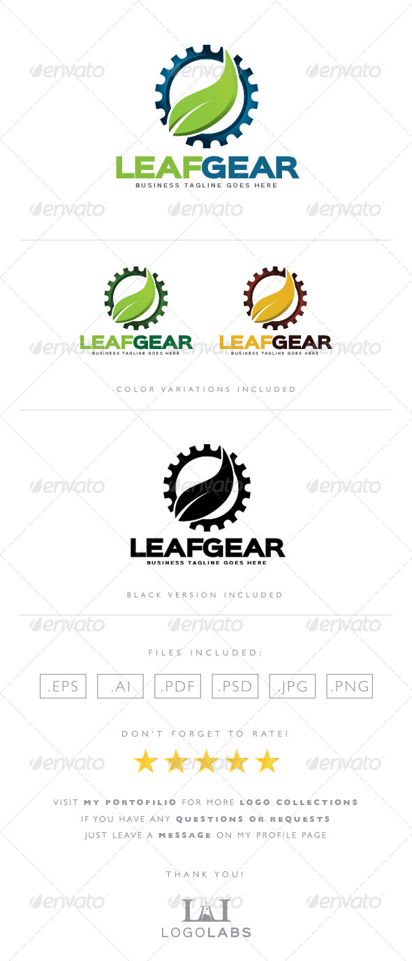 GraphicRiver Nature Gear Logo 8562674 GraphicRiver Nature Gear Logo 8562674