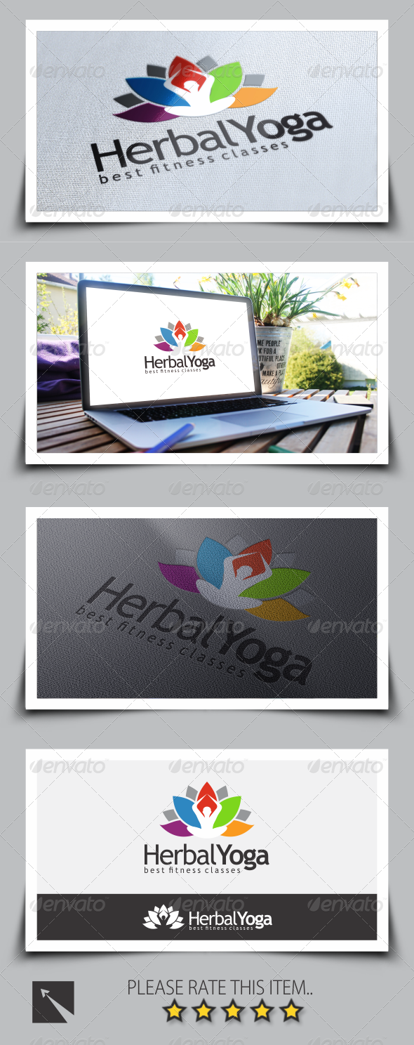 GraphicRiver Herbal Spa & Yoga Logo Template 8562691 GraphicRiver Herbal Spa & Yoga Logo Template 8562691