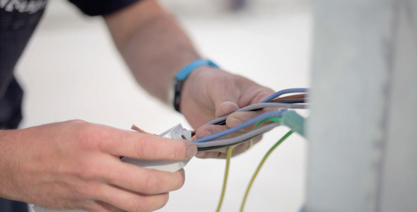 Electrician Working 2 Electrician Working 2