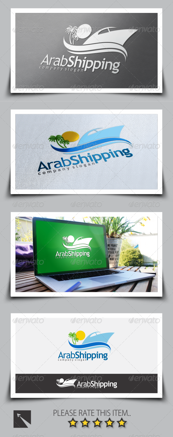 GraphicRiver Arab Shipping Logo Template 8562837 GraphicRiver Arab Shipping Logo Template 8562837
