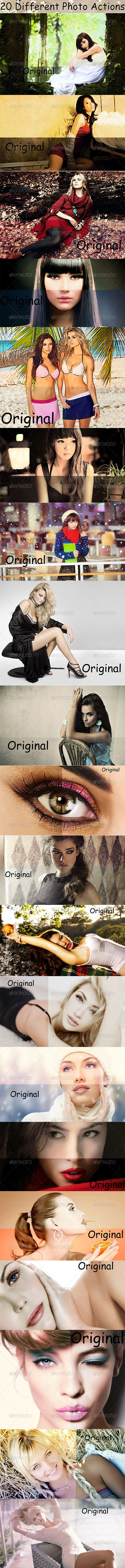 GraphicRiver 20 Different Photo Actions 8563129 GraphicRiver 20 Different Photo Actions 8563129