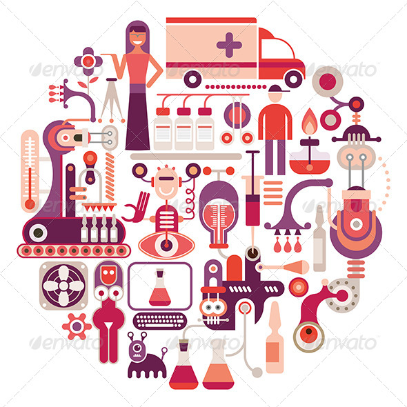 GraphicRiver Pharmaceutical Factory 8564001 GraphicRiver Pharmaceutical Factory 8564001