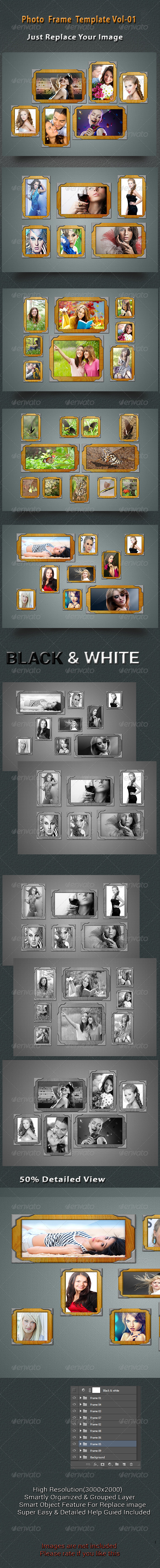 GraphicRiver Photo Frame Template V-01 8564002 GraphicRiver Photo Frame Template V-01 8564002