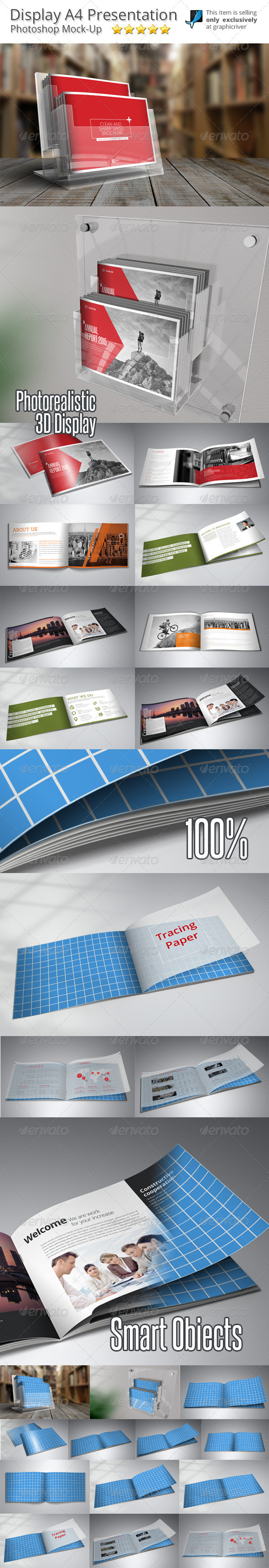 GraphicRiver Horizontal Brochure Mock-Up 8564567 GraphicRiver Horizontal Brochure Mock-Up 8564567